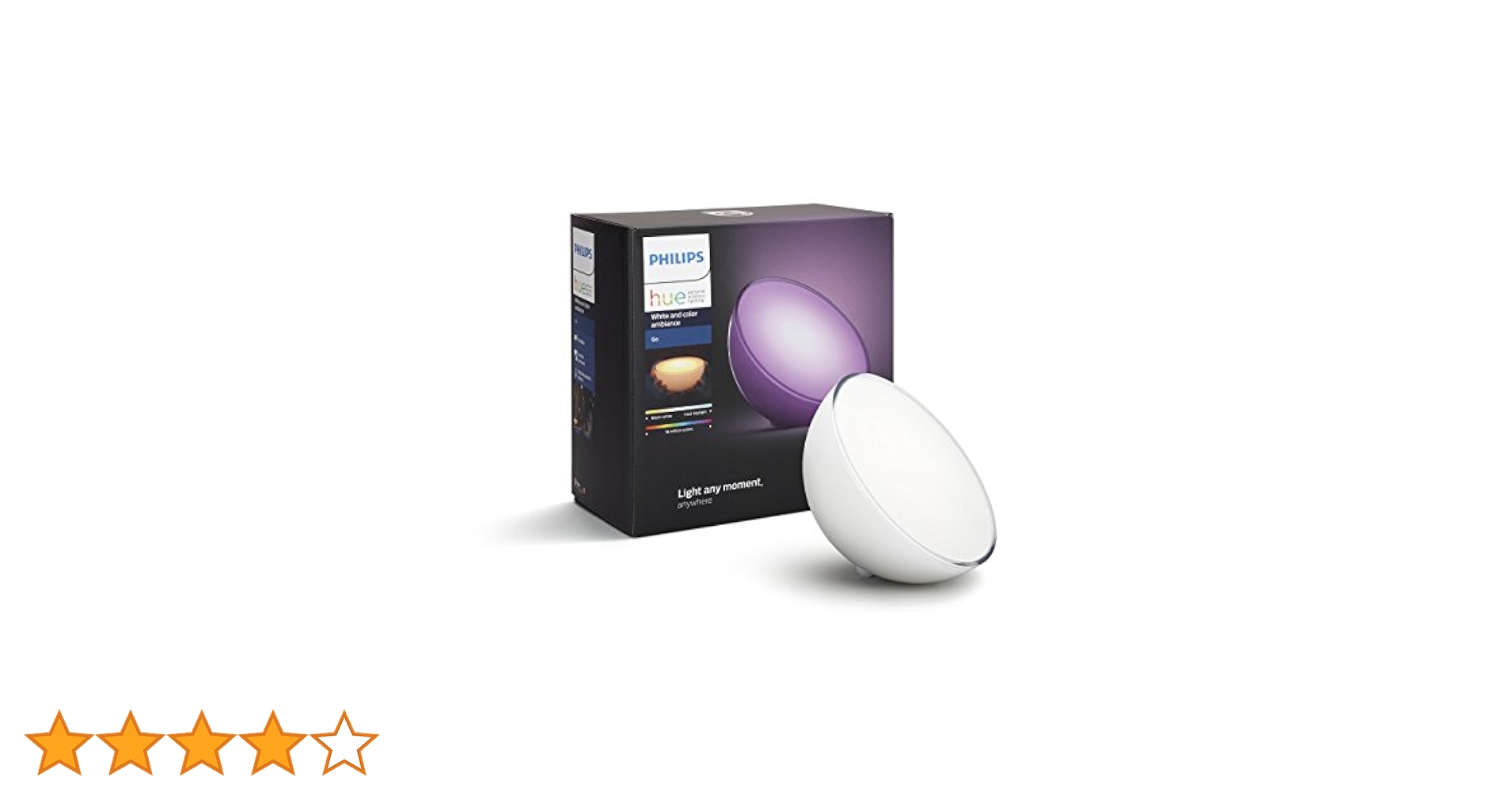 【美品】Philips Hue Go スマートLEDライト　ブリッジ付き Amazon | Philips Hue(ヒュー) Go スマートLEDライト 【Amazon